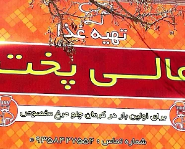 تهیه غذای عالی پخت