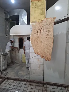 نان سنگک شاهمرادی