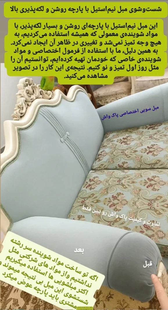 مبل شویی پاک واش - تصویر 5