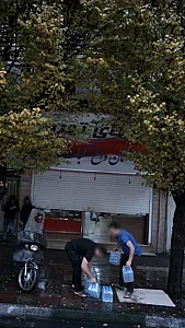 نان داغ کباب داغ