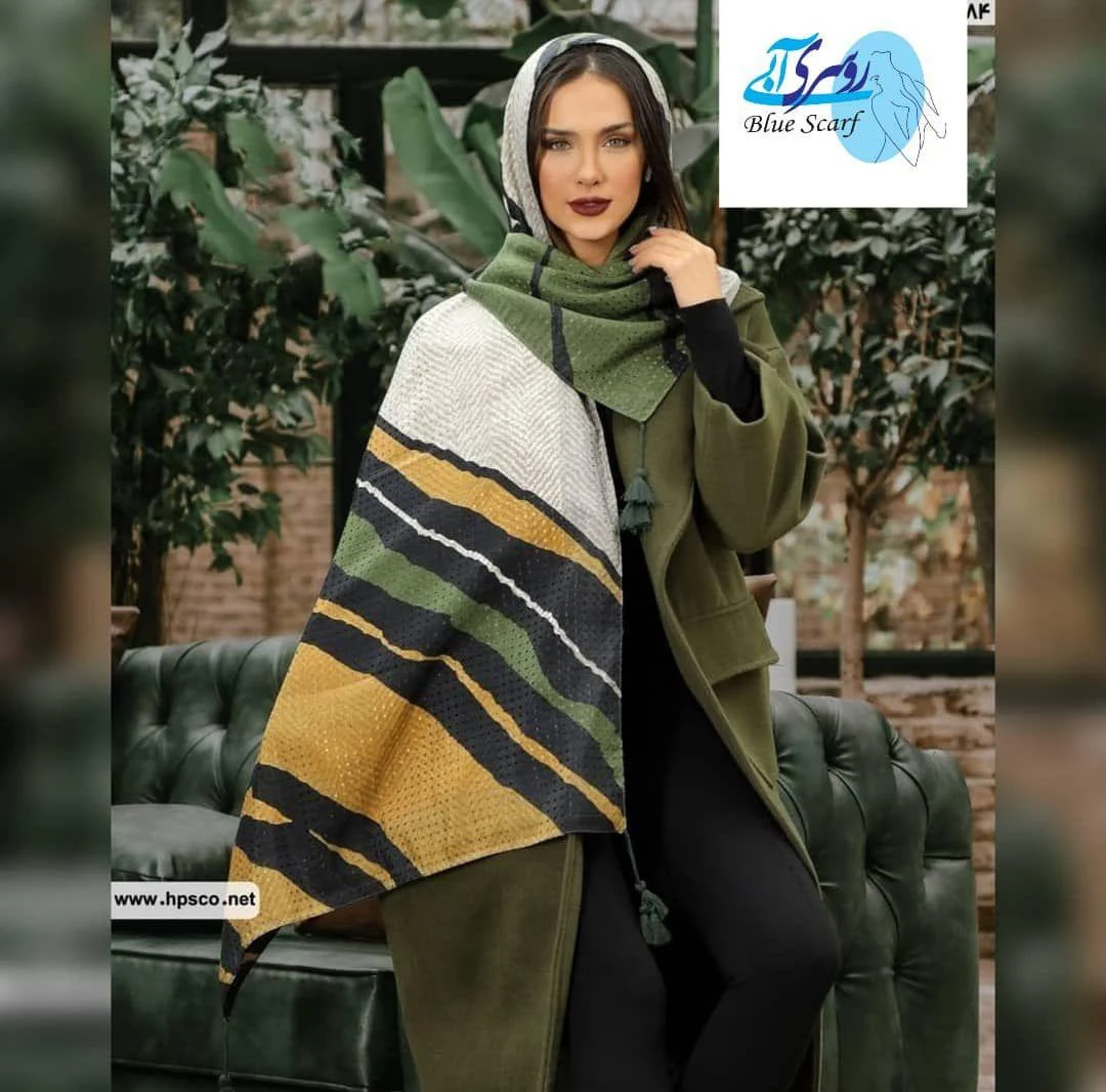 فروش آنلاین روسری آبی - پوشاک زنانه در مشهد - تصویر 2