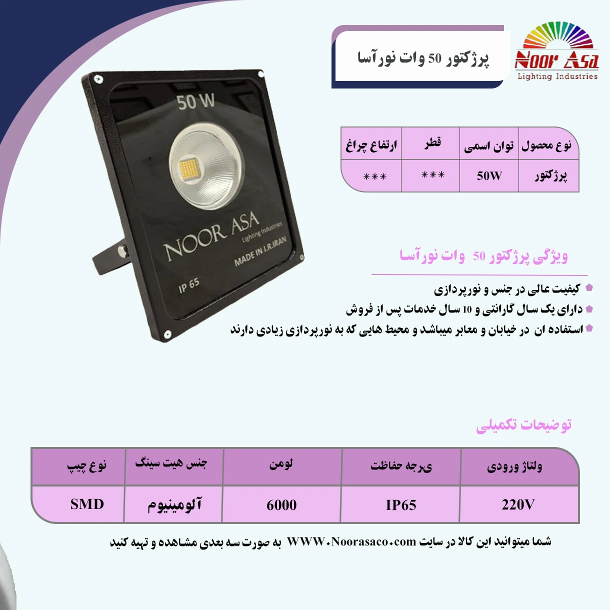 شرکت صنایع روشنایی نورآسا - تصویر 2