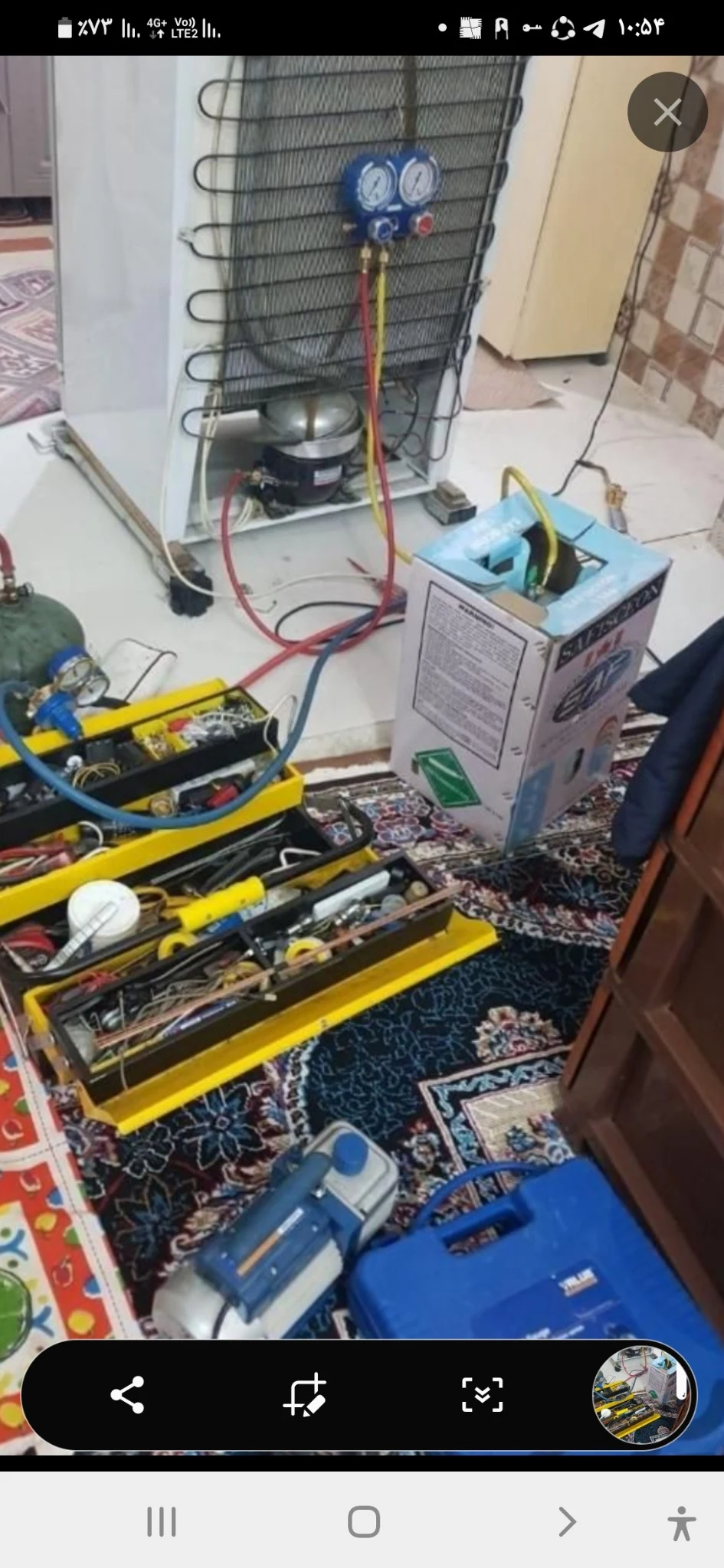 تعمیرات یخچال کولر گازی و پکیج کبودانی - تصویر 4